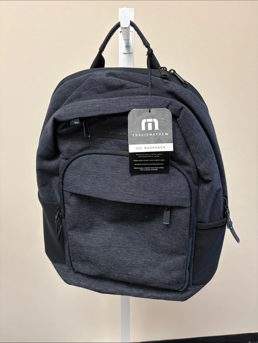 Travis Mathew Men's Backpack - Charcoal